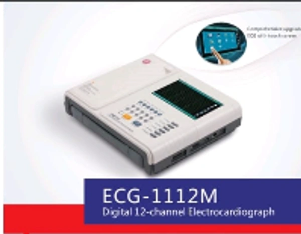 Max He Carewell 12 Channel ECG Model ECG-1112L wit B/W Display